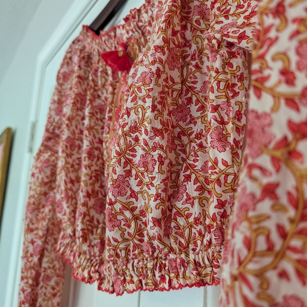 NWOT Poupette St Barth Nana Blouse - Picture 9 of 13